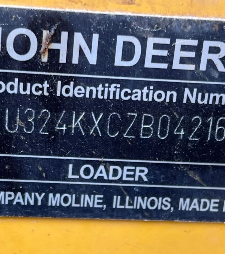 2016 John Deere 324K wheel loader