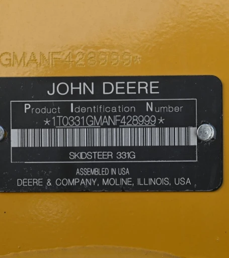 2022 John Deere 331G compact track loader