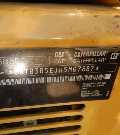 2018 Caterpillar 305E2 mini excavator